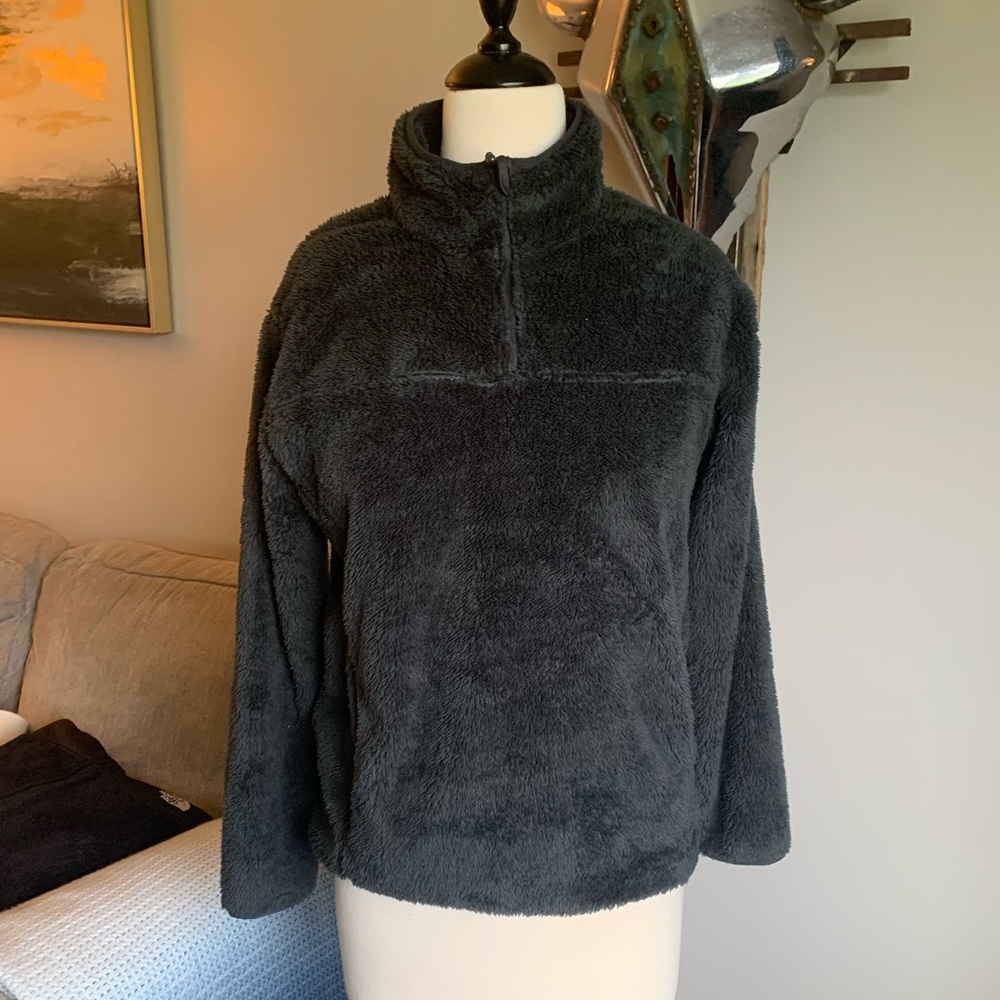 NWOT Eddie Bauer Fuzzy Quarter Zip
